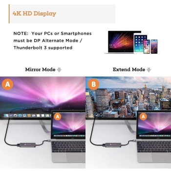 Koncentrator USB C z Adapterem do MacBook Pro [12040000112]